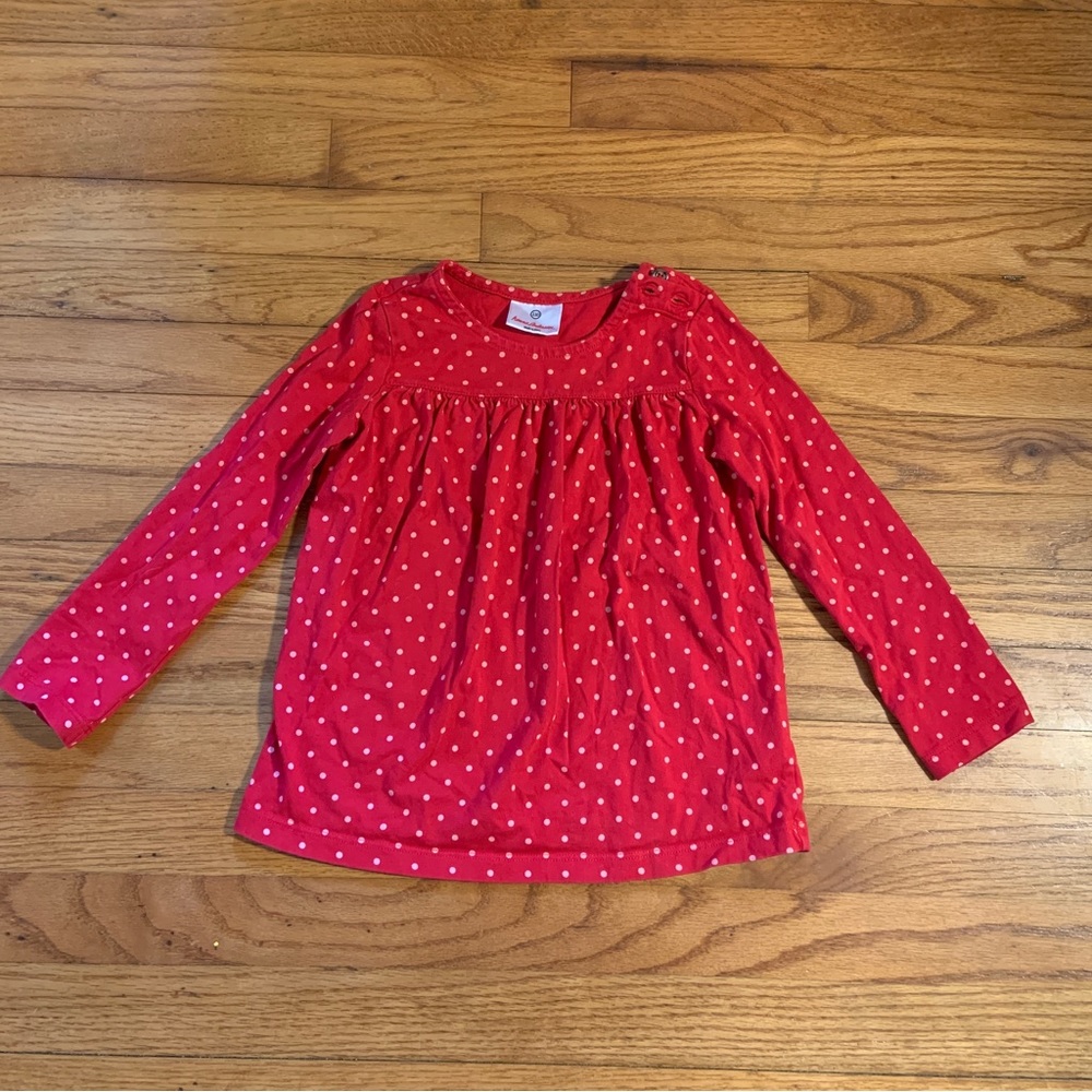 Hanna Andersson red cotton top